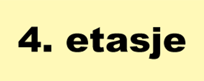 Hovedbilde Etterlysende skilt -  4. etasje