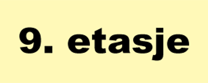 Huvudbild Skilt - 9. etasje