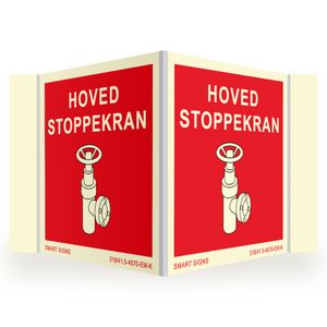 Hovedbilde Hovedstoppekran - Plogskilt, Aluminium