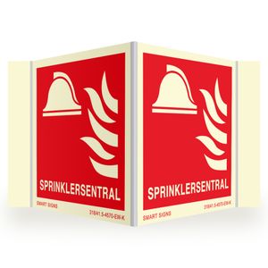 Hovedbilde Sprinklersentral - Plogskilt, Aluminium