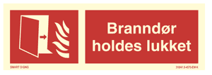 Hovedbilde Brannd&oslash;r holdes lukket