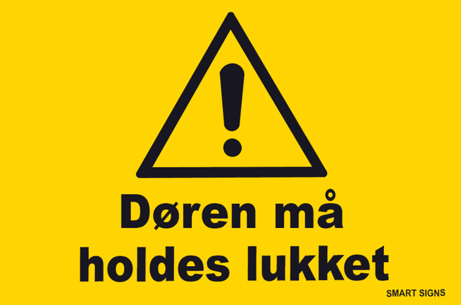 Huvudbild Døren må holdes lukket